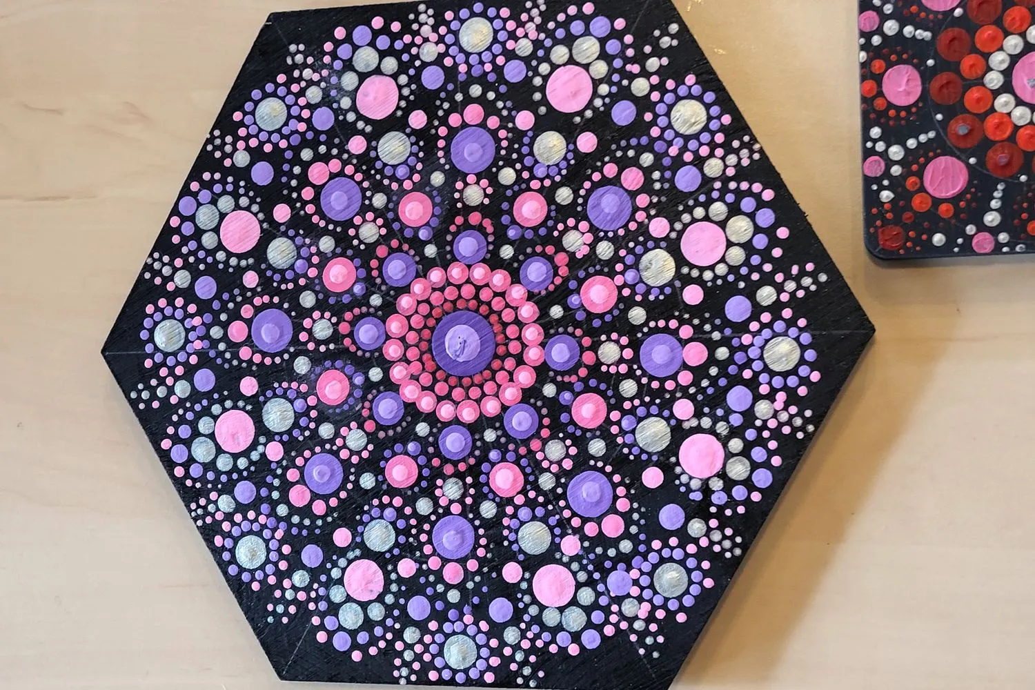 Mandala dotpainten